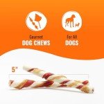 Good'n'Fun Triple Flavor Dog Chew Sticks, 70 Count