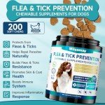 Woyamay Natural Flea and Tick Chewables for Dogs