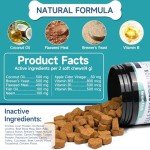 Woyamay Natural Flea and Tick Chewables for Dogs