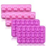 Silicone Dog Treat Molds - Paw and Bone Set