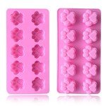 Silicone Dog Treat Molds - Paw and Bone Set