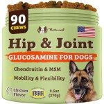 Natural Dog Hip & Joint Chews with Turmeric