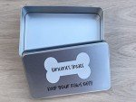 Custom Dog Treat Storage Tin