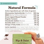 Natural Dog Hip & Joint Chews with Turmeric