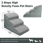 3-Step Foam Dog Stairs for Older Pets