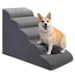 5-Tier Dog Stairs for Bed and Couch