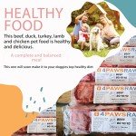 4PAWSRAW Complete Raw Dog Food Mixed Meats 30 Packs