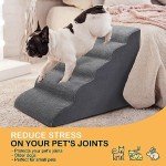 5-Tier Dog Stairs for Bed and Couch