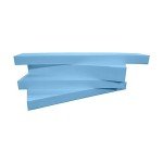 Custom Blue Foam for Dog Beds and Benches