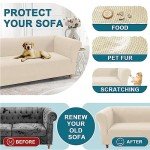Soft Non-Slip Sofa Cover for Dogs - Beige