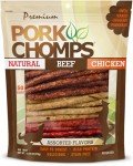 Pork Chomps 5-Inch Munchy Sticks for Dogs