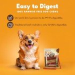 Pork Chomps 5-Inch Munchy Sticks for Dogs
