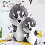 Moonlove 80cm Cute Husky Plush Dog Pillow