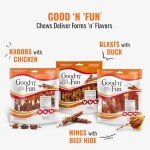 Good 'n' Fun Triple Flavor Ribs Chews for Dogs