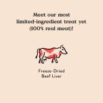 Bocce's Beef Liver Freeze-Dried Dog Treats, 3 oz