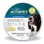 TevraPet Activate II Flea & Tick Collar for Dogs