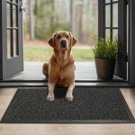 GULLAMBO Washable Non-Slip Dog Door Mat 80x60cm