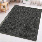 GULLAMBO Washable Non-Slip Dog Door Mat 80x60cm