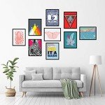 Adorable Pug Dog Portrait Art Print 12x16 Inch