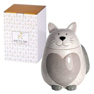 Adorable Ceramic Dog Treat Storage Jar - 500ml