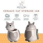 Adorable Ceramic Dog Treat Storage Jar - 500ml