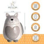 Adorable Ceramic Dog Treat Storage Jar - 500ml