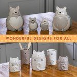 Adorable Ceramic Dog Treat Storage Jar - 500ml