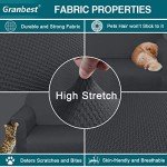 Stylish Grey Sofa Cover for Dogs - 2 Seater