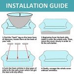 Thick Velvet Stretch Sofa Cover for Pets 1-Seater