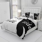 Dog Lover's Duvet Cover Set - Black & White
