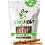 Extra Thin Bully Sticks for Small Dogs - 10 Pack