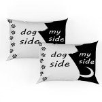 Dog Lover's Duvet Cover Set - Black & White