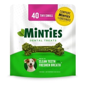 Minties Dental Chews for Small Dogs, 40 Count