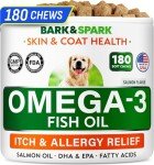 BARK&SPARK Omega 3 Dog Fish Oil Treats