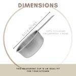 Stainless Steel 1/2 Cup Dog Food Scoop - 12 Pack