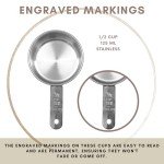 Stainless Steel 1/2 Cup Dog Food Scoop - 12 Pack