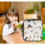 Cute Puppy Dog Insulated Lunch Bag for Kids