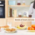 50Pcs Disposable Wooden Food Serving Bowls