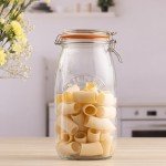 Airtight 2L Glass Storage Jar for Pets