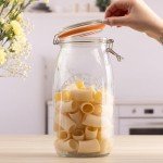 Airtight 2L Glass Storage Jar for Pets