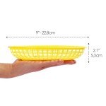 Colorful Plastic Food Baskets for Dogs and Parties