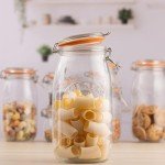 Airtight 2L Glass Storage Jar for Pets