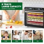Kwasyo 8-Tray Food Dehydrator for Dog Treats