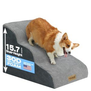 Miorun Foam Dog Stairs Ramp for Beds & Couches