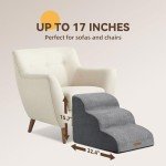 Miorun Foam Dog Stairs Ramp for Beds & Couches