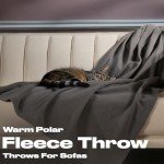 Super Soft Charcoal Grey Fleece Dog Blanket