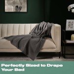 Super Soft Charcoal Grey Fleece Dog Blanket