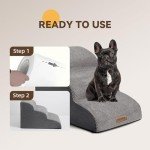 Miorun Foam Dog Stairs Ramp for Beds & Couches