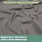 Super Soft Charcoal Grey Fleece Dog Blanket