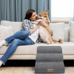 Miorun Foam Dog Stairs Ramp for Beds & Couches